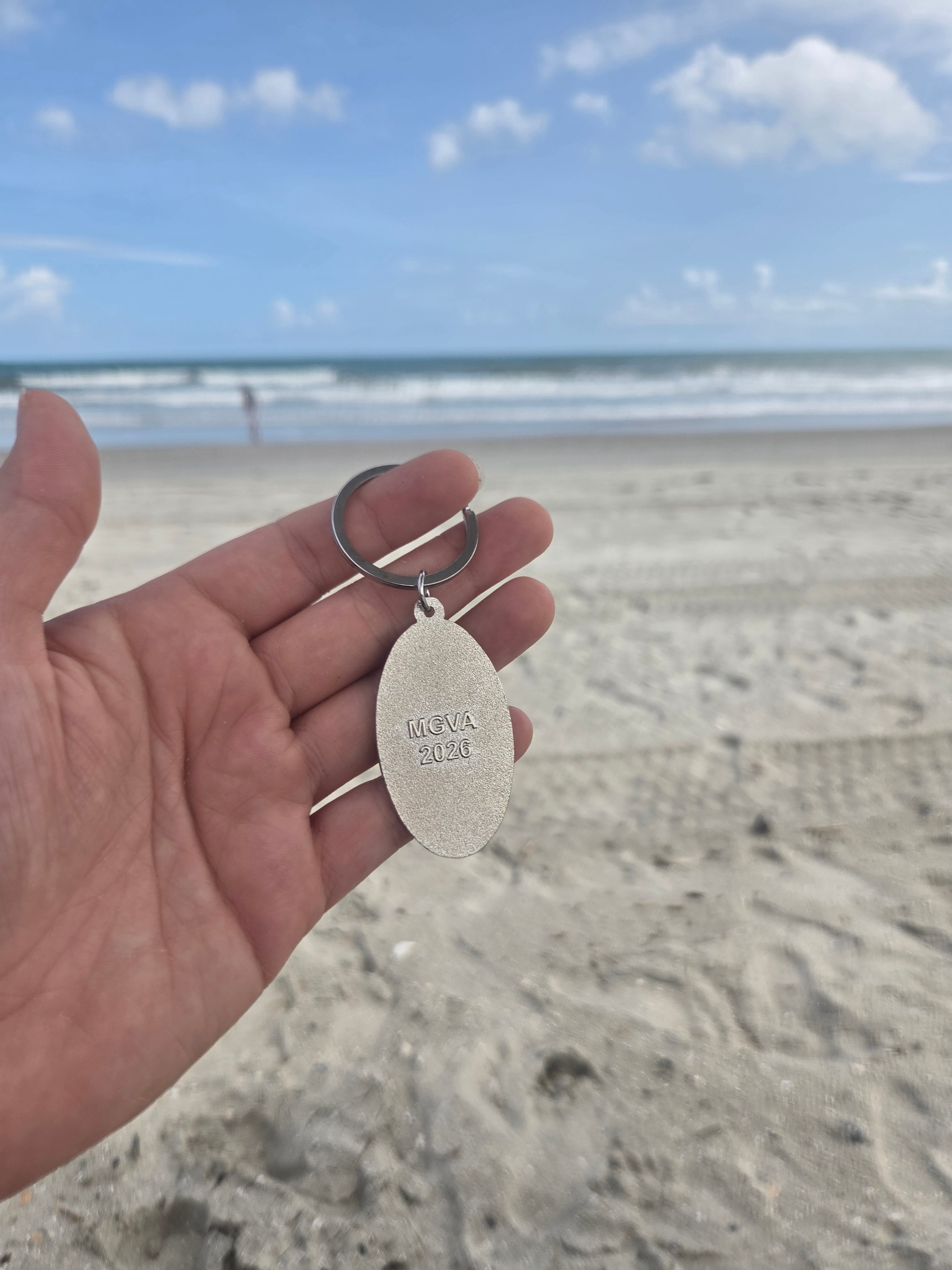 Rainbow Rally Keychain