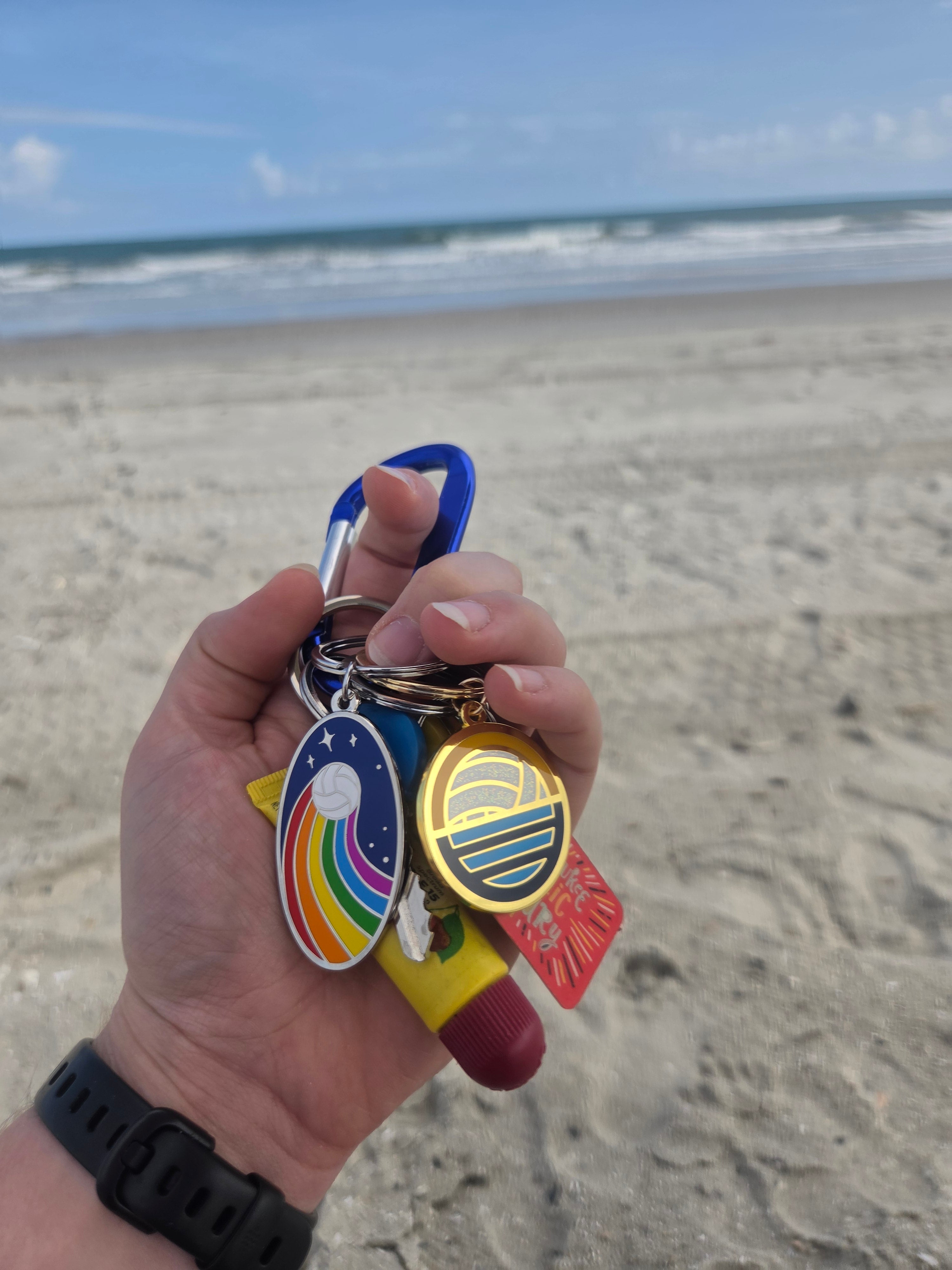 Milwaukee Volleyball Keychain