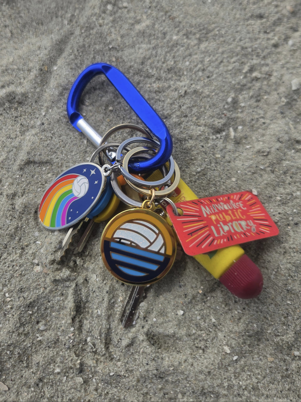 Milwaukee Volleyball Keychain